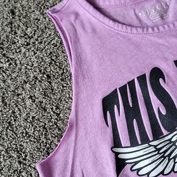 5/$25🧡 Girl's Graphic Tank Sz Large - Picture 4 of 6